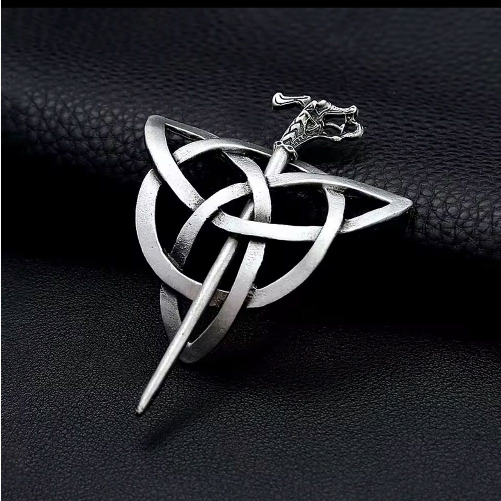 Celtic Knot Sword Hair Accessory